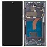 TOUCHSCREEN + DISPLAY AMOLED DISPLAY COMPLETO + FRAME PER SAMSUNG GALAXY S22 ULTRA 5G S908B NERO OEM