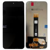 DISPLAY LCD + TOUCHSCREEN DISPLAY COMPLETO SENZA FRAME PER TCL 60R 5G (T519H) NERO ORIGINALE