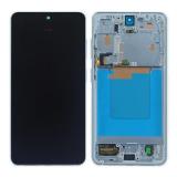 TOUCHSCREEN + DISPLAY AMOLED DISPLAY COMPLETO + FRAME PER SAMSUNG GALAXY S26 5G S942B BLU SCHERMO SERVICE PACK + FRAME (NON ORIGINALE)