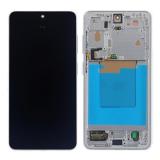 TOUCHSCREEN + DISPLAY AMOLED DISPLAY COMPLETO + FRAME PER SAMSUNG GALAXY S26 5G S942B BIANCO SCHERMO SERVICE PACK + FRAME (NON ORIGINALE)