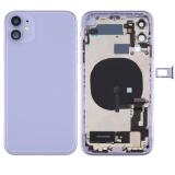 COVER POSTERIORE CON RICAMBI PER APPLE IPHONE 11 6.1 VIOLA MATERIALE ORIGINALE