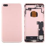 COVER POSTERIORE CON RICAMBI PER APPLE IPHONE 7 PLUS 5.5 ROSA ORO MATERIALE ORIGINALE