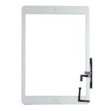 TOUCH E VETRO PER APPLE IPAD AIR / IPAD 5 / IPAD 9.7 2017 A1822 A1823 BIANCO ORIGINALE A+