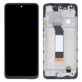 TOUCHSCREEN + DISPLAY LCD DISPLAY COMPLETO + FRAME PER XIAOMI REDMI NOTE 10 5G (M2103K19G) / POCO M3 PRO 5G (M2103K19PG M2103K19PI) NERO ORIGINALE