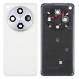 COVER POSTERIORE PER OPPO FIND X8 PRO (CPH2659 PKC110 PKC130) BIANCO ORIGINALE