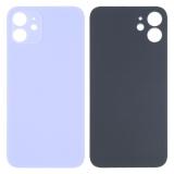 COVER POSTERIORE DI VETRO (BIG HOLE) PER APPLE IPHONE 12 6.1 VIOLA