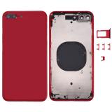 COVER POSTERIORE PER APPLE IPHONE 8 PLUS 5.5 ROSSO