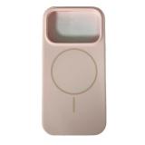 CUSTODIA CELLULARE DI SILICONE LIQUIDO + MAGNETICO PER APPLE IPHONE 17 PRO MAX ROSA