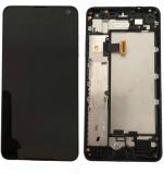 DISPLAY LCD + TOUCHSCREEN DISPLAY COMPLETO + FRAME PER MICROSOFT LUMIA 650 N650 NERO