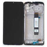 DISPLAY LCD + TOUCHSCREEN DISPLAY COMPLETO + FRAME PER XIAOMI POCO M3 NERO ORIGINALE (SERVICE PACK)