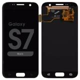 TOUCHSCREEN + DISPLAY LCD DISPLAY COMPLETO SENZA FRAME PER SAMSUNG GALAXY S7 G930F NERO ORIGINALE (SERVICE PACK)