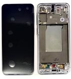 TOUCHSCREEN + DISPLAY AMOLED DISPLAY COMPLETO + FRAME PER SAMSUNG GALAXY A57 5G A576B NERO SCHERMO SERVICE PACK + FRAME (NON ORIGINALE)