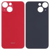 COVER POSTERIORE DI VETRO (BIG HOLE) PER APPLE IPHONE 13 MINI 5.4 ROSSO