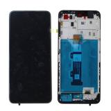 DISPLAY LCD + TOUCHSCREEN DISPLAY COMPLETO + FRAME PER MOTOROLA MOTO E32s (XT2229) NERO ORIGINALE (SERVICE PACK 5D68C20795)