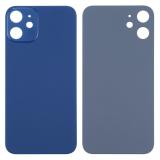 COVER POSTERIORE DI VETRO (BIG HOLE) PER APPLE IPHONE 12 MINI 5.4 BLU