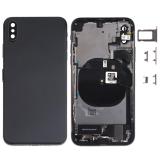 COVER POSTERIORE CON RICAMBI PER APPLE IPHONE XS 5.8 NERO MATERIALE ORIGINALE