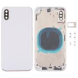 COVER POSTERIORE PER APPLE IPHONE XS 5.8 BIANCO MATERIALE ORIGINALE