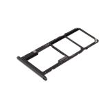 DUAL SIM TRAY PER HUAWEI Y7 2019 DUB-LX1 NERO