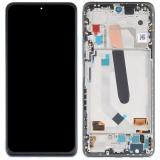 TOUCHSCREEN + DISPLAY LCD DISPLAY COMPLETO + FRAME PER XIAOMI POCO F3 (M2012K11AG) BLU ORIGINALE (SERVICE PACK)