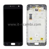 TOUCHSCREEN + DISPLAY LCD DISPLAY COMPLETO + FRAME PER ASUS ZENFONE 4 SELFIE ZB553KL X00LDA NERO