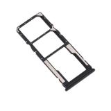 DUAL SIM TRAY PER XIAOMI REDMI NOTE 10S (M2101K7BG M2101K7BI M2101K7BNY) / REDMI NOTE 10 / POCO M5s (2207117BPG) NERO