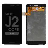 TOUCHSCREEN + TOUCHSCREEN + DISPLAY LCD DISPLAY COMPLETO SENZA FRAME PER SAMSUNG GALAXY J2 CORE (2018) J260F NERO ORIGINALEDISPLAY LCD DISPLAY COMPLETO SENZA FRAME PER SAMSUNG GALAXY J2 CORE (2018) J260F NERO ORIGINALE (SERVICE PACK)