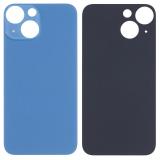 COVER POSTERIORE DI VETRO (BIG HOLE) PER APPLE IPHONE 13 MINI 5.4 BLU