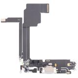 FLEX DI RICARICA PER APPLE IPHONE 15 PRO MAX 6.7 BIANCO ORIGINALE