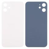 COVER POSTERIORE DI VETRO (BIG HOLE) PER APPLE IPHONE 12 MINI 5.4 BIANCO