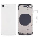 COVER POSTERIORE PER APPLE IPHONE SE 2020 4.7 BIANCO ORIGINALE