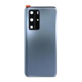 COVER POSTERIORE PER HUAWEI P40 PRO ELS-NX9 ELS-N04 ARGENTO ORIGINALE