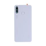 COVER POSTERIORE (CAMERA 48MP) PER HUAWEI P30 LITE MAR-L01A MAR-L21A MAR-LX1A / P30 LITE 2020 / P30 LITE NEW EDITION BIANCO