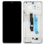 TOUCHSCREEN + DISPLAY AMOLED DISPLAY COMPLETO + FRAME PER XIAOMI REDMI NOTE 14 PRO 4G (24116RACCG) VIOLA ORIGINALE (SERVICE PACK)