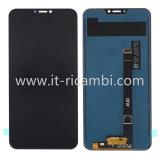 DISPLAY LCD + TOUCHSCREEN DISPLAY COMPLETO SENZA FRAME PER ASUS ZENFONE 5Z ZS620KL Z01RD NERO