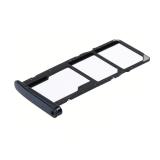 DUAL SIM TRAY PER MOTOROLA MOTO G6 / MOTO 1S (XT1925 XT1925-10) NERO