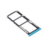 DUAL SIM TRAY PER XIAOMI REDMI NOTE 10S (M2101K7BG M2101K7BI M2101K7BNY) / POCO M5S (2207117BPG) BLU