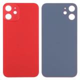 COVER POSTERIORE DI VETRO (BIG HOLE) PER APPLE IPHONE 12 MINI 5.4 ROSSO