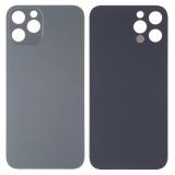 COVER POSTERIORE DI VETRO (BIG HOLE) PER APPLE IPHONE 13 PRO MAX 6.7 NERO