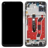 DISPLAY LCD + TOUCHSCREEN DISPLAY COMPLETO + FRAME PER HUAWEI P40 LITE / NOVA 6 SE (JNY-L21A JNY-LX1) NERO ORIGINALE
