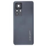 COVER POSTERIORE (108MP CAMERA) PER XIAOMI 12T (22071212AG) NERO