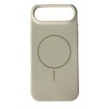 CUSTODIA CELLULARE DI SILICONE LIQUIDO + MAGNETICO PER APPLE IPHONE 17 AIR BIANCO