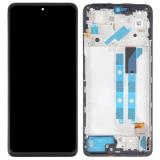TOUCHSCREEN + DISPLAY OLED DISPLAY COMPLETO + FRAME PER XIAOMI REDMI NOTE 12 PRO 4G (‎2209116AG 2209116AG) NERO ORIGINALE (SERVICE PACK)