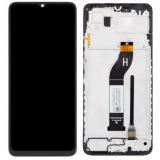 TOUCHSCREEN + DISPLAY OLED DISPLAY COMPLETO + FRAME PER XIAOMI REDMI 13C (23100RN82L 23106RN0DA 23108RN04Y) NERO ORIGINALE (H-2 VERSION)