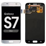 TOUCHSCREEN + DISPLAY LCD DISPLAY COMPLETO SENZA FRAME PER SAMSUNG GALAXY S7 G930F ARGENTO