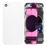 COVER POSTERIORE CON RICAMBI PER APPLE IPHONE SE 2020 4.7 BIANCO MATERIALE ORIGINALE