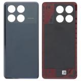 COVER POSTERIORE PER XIAOMI POCO X6 PRO 5G (2311DRK48G 2311DRK48I) NERO ORIGINALE