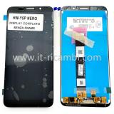 DISPLAY LCD + TOUCHSCREEN DISPLAY COMPLETO SENZA FRAME PER HUAWEI Y5P DRA-LX9 NERO