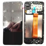 TOUCHSCREEN + DISPLAY LCD DISPLAY COMPLETO + FRAME PER SAMSUNG GALAXY M12 M127F NERO ORIGINALE (SERVICE PACK)