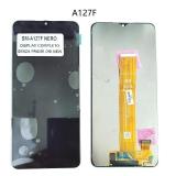 DISPLAY LCD + TOUCHSCREEN DISPLAY COMPLETO SENZA FRAME PER SAMSUNG GALAXY A12 NACHO A127F NERO ORIGINALE NEW