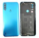 COVER POSTERIORE PER MOTOROLA MOTO E7 POWER / MOTO E7i POWER XT2097 BLU ORIGINALE